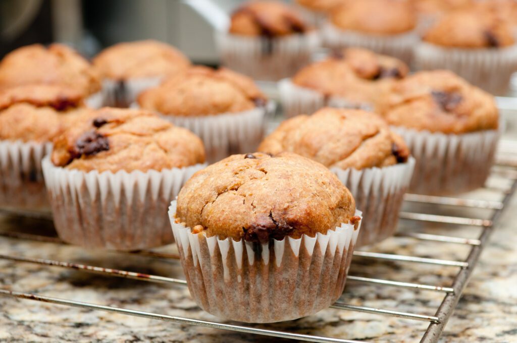 Peanut Butter Banana Muffins