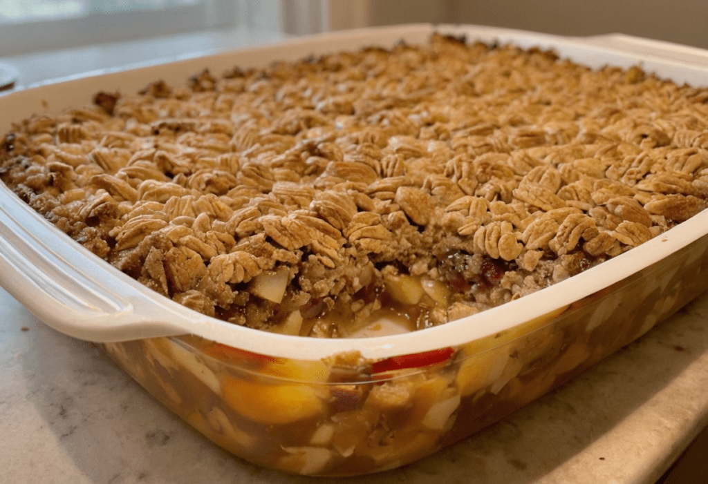 What is the difference between apple crisp and apple crumble