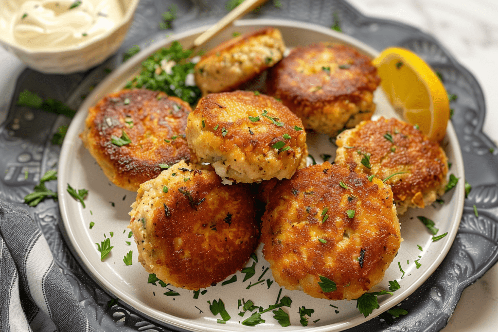 What can I substitute for breadcrumbs in salmon patties