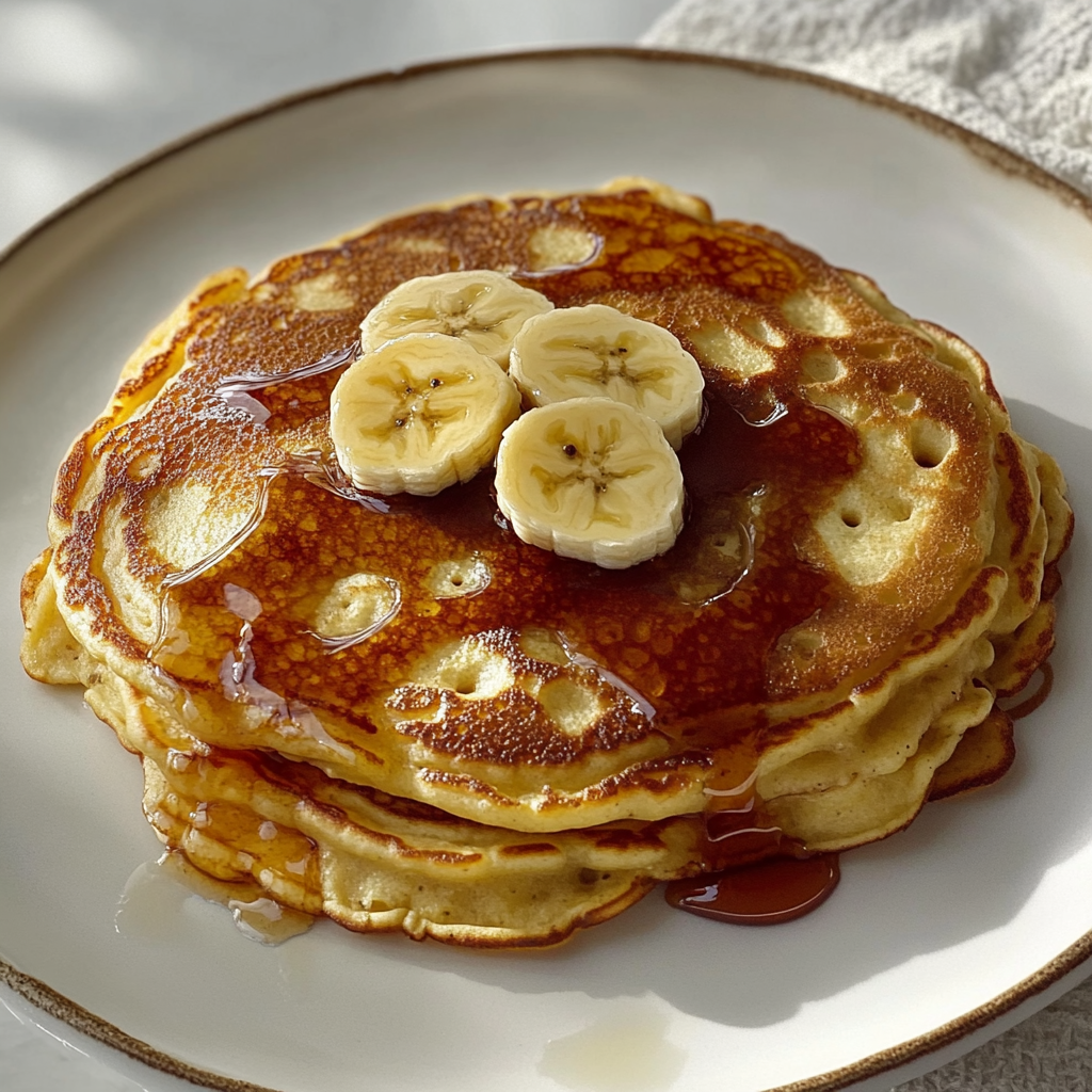 Are banana pancakes healthier than regular pancakes